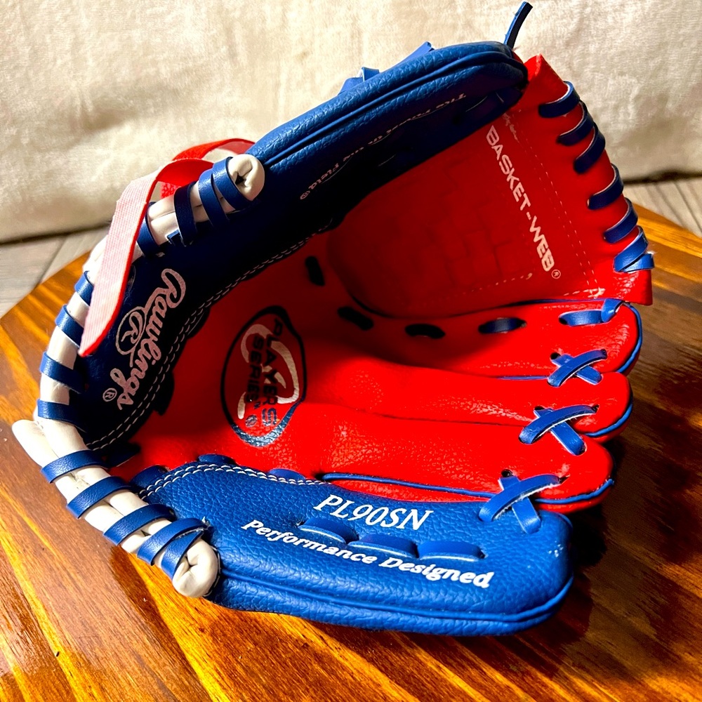 Rawlings Baseball/T-Ball Youth Kids Glove 9" Players Series PL90SN Right Throw